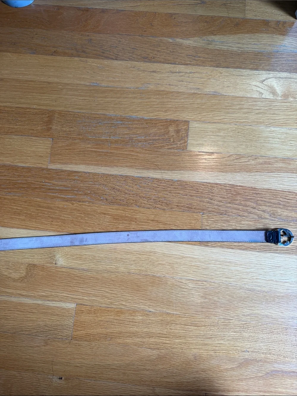 Kids Black and Silver Gucci Belt size Kids Large (comes with box and dust bag)